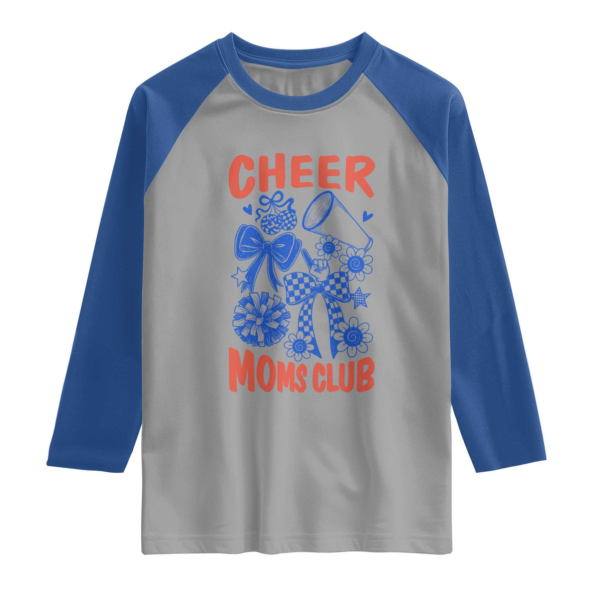 Cheer Moms Club Raglan Shirt Funny Cheerleading Mom Mother’s Day Gift