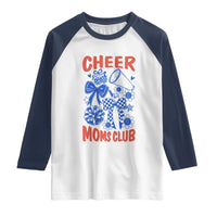 Cheer Moms Club Raglan Shirt Funny Cheerleading Mom Mother’s Day Gift