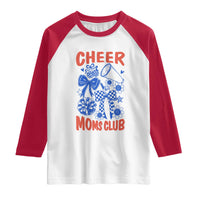 Cheer Moms Club Raglan Shirt Funny Cheerleading Mom Mother’s Day Gift