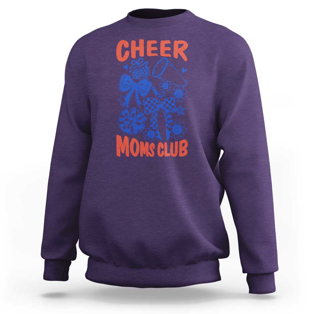 Cheer Moms Club Sweatshirt Funny Cheerleading Mom Mother’s Day Gift