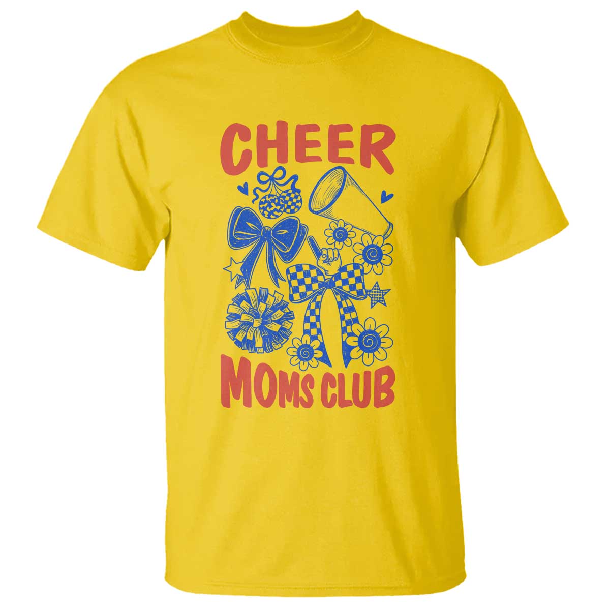 Cheer Moms Club T Shirt Funny Cheerleading Mom Mother’s Day Gift