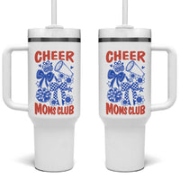 Cheer Moms Club Tumbler With Handle Funny Cheerleading Mom Mother’s Day Gift