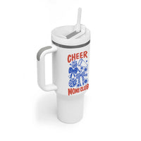 Cheer Moms Club Tumbler With Handle Funny Cheerleading Mom Mother’s Day Gift