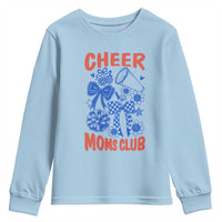 Cheer Moms Club Youth Sweatshirt Funny Cheerleading Mom Mother’s Day Gift