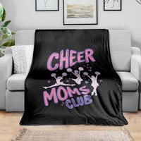 Cheer Moms Club Throw Blanket Cheerleader Mom Mother’s Day Gift