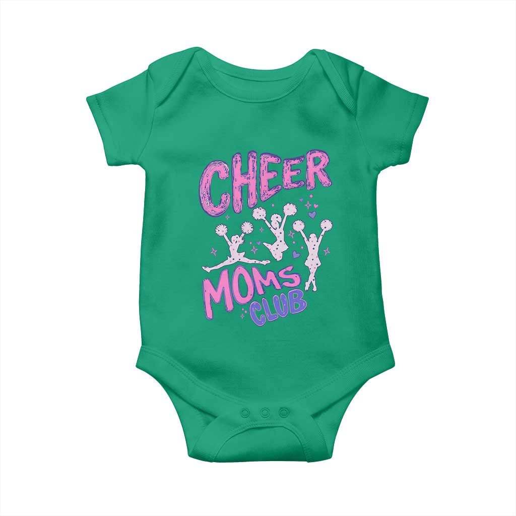 Cheer Moms Club Baby Onesie Cheerleader Mom Mother’s Day Gift