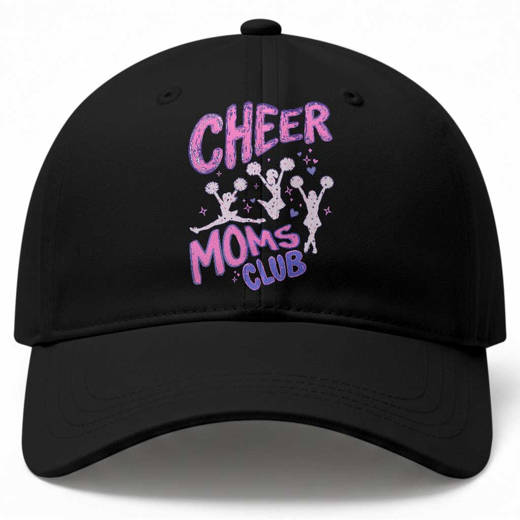 Cheer Moms Club Baseball Cap Cheerleader Mom Mother’s Day Gift