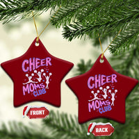 Cheer Moms Club Ceramic Ornament Cheerleader Mom Mother’s Day Gift