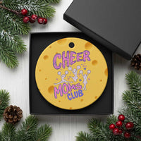 Cheer Moms Club Ceramic Ornament Cheerleader Mom Mother’s Day Gift