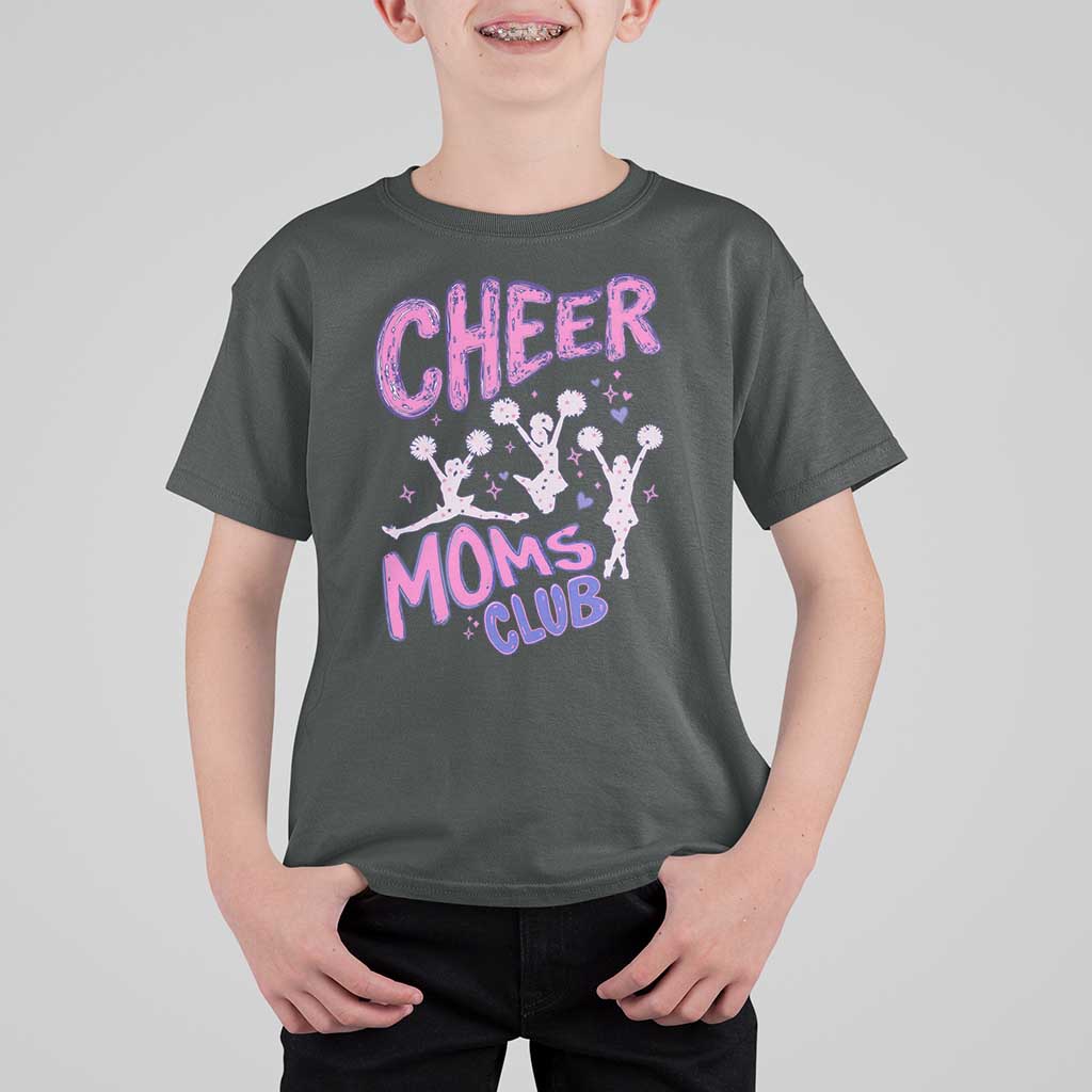 Cheer Moms Club T Shirt For Kid Cheerleader Mom Mother’s Day Gift