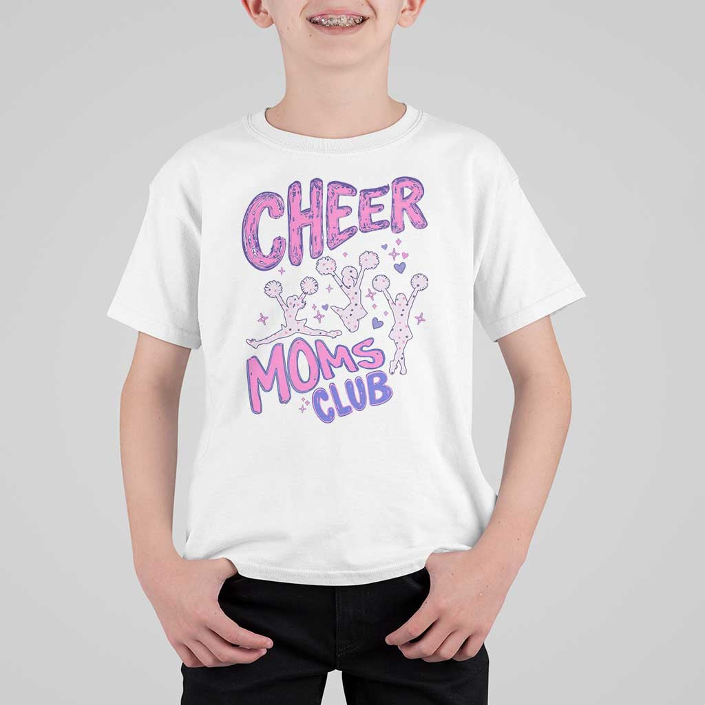 Cheer Moms Club T Shirt For Kid Cheerleader Mom Mother’s Day Gift