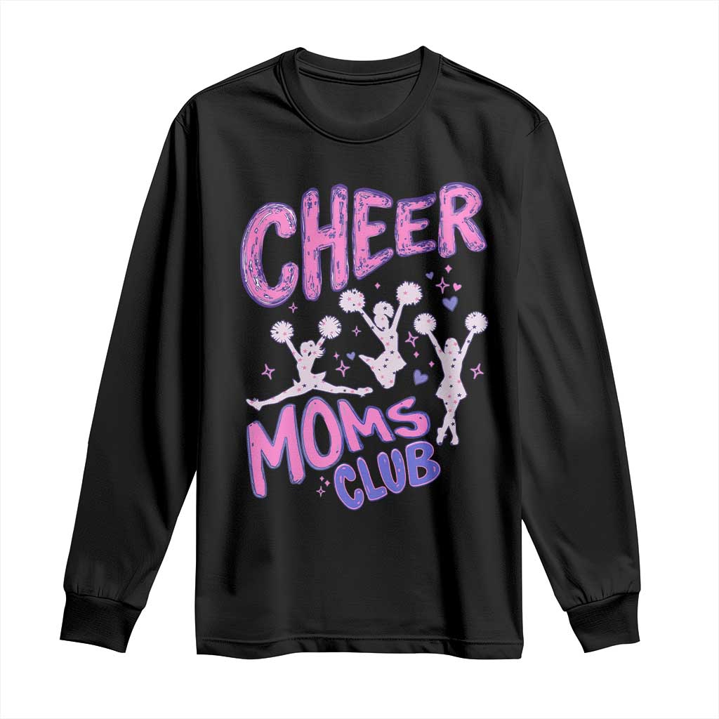 Cheer Moms Club Long Sleeve Shirt Cheerleader Mom Mother’s Day Gift