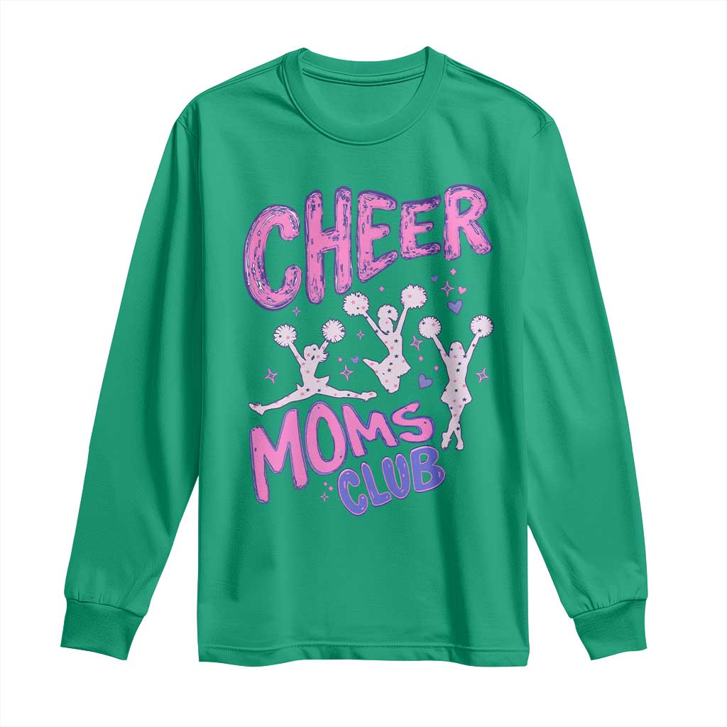 Cheer Moms Club Long Sleeve Shirt Cheerleader Mom Mother’s Day Gift
