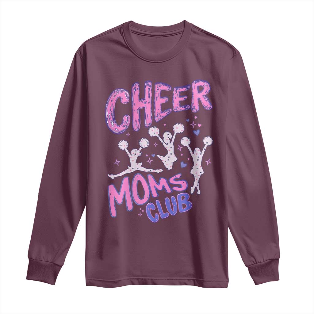 Cheer Moms Club Long Sleeve Shirt Cheerleader Mom Mother’s Day Gift