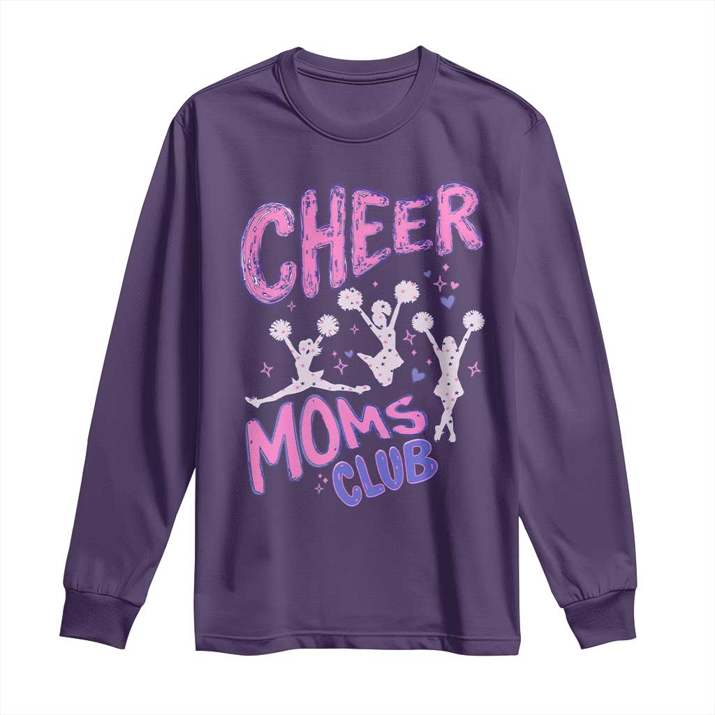 Cheer Moms Club Long Sleeve Shirt Cheerleader Mom Mother’s Day Gift