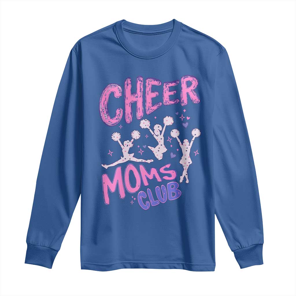 Cheer Moms Club Long Sleeve Shirt Cheerleader Mom Mother’s Day Gift
