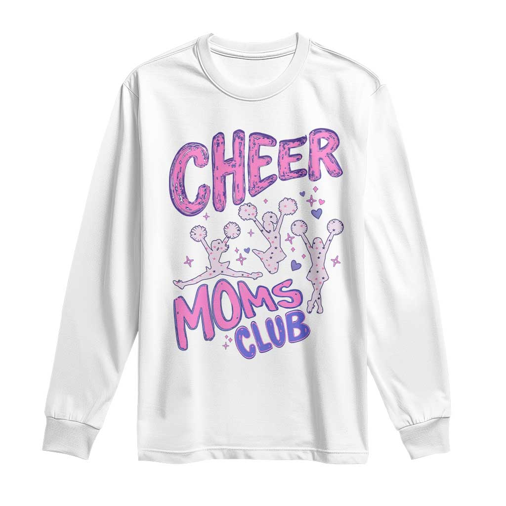 Cheer Moms Club Long Sleeve Shirt Cheerleader Mom Mother’s Day Gift