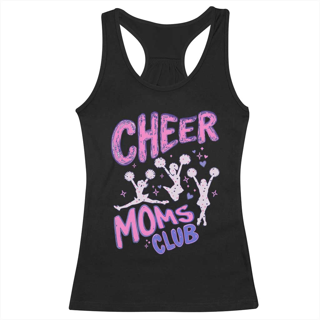 Cheer Moms Club Racerback Tank Top Cheerleader Mom Mother’s Day Gift