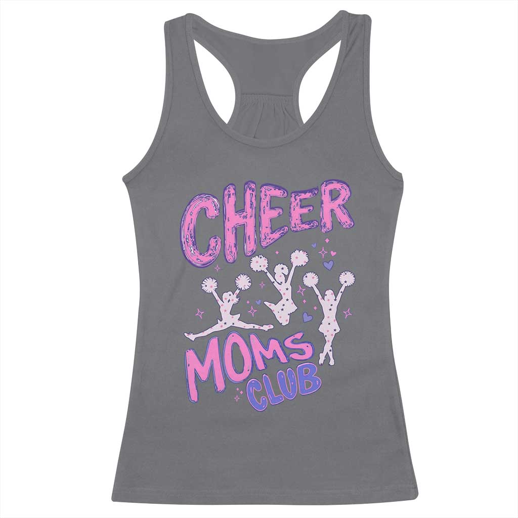 Cheer Moms Club Racerback Tank Top Cheerleader Mom Mother’s Day Gift