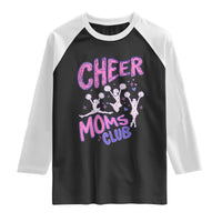 Cheer Moms Club Raglan Shirt Cheerleader Mom Mother’s Day Gift