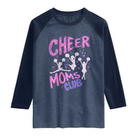 Cheer Moms Club Raglan Shirt Cheerleader Mom Mother’s Day Gift