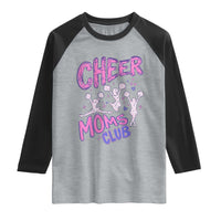 Cheer Moms Club Raglan Shirt Cheerleader Mom Mother’s Day Gift