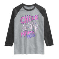 Cheer Moms Club Raglan Shirt Cheerleader Mom Mother’s Day Gift