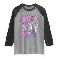 Cheer Moms Club Raglan Shirt Cheerleader Mom Mother’s Day Gift