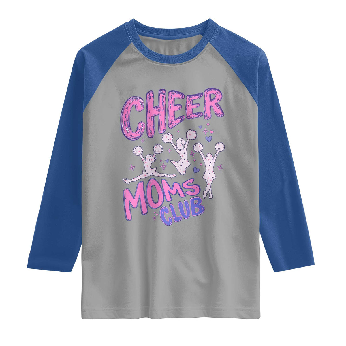 Cheer Moms Club Raglan Shirt Cheerleader Mom Mother’s Day Gift