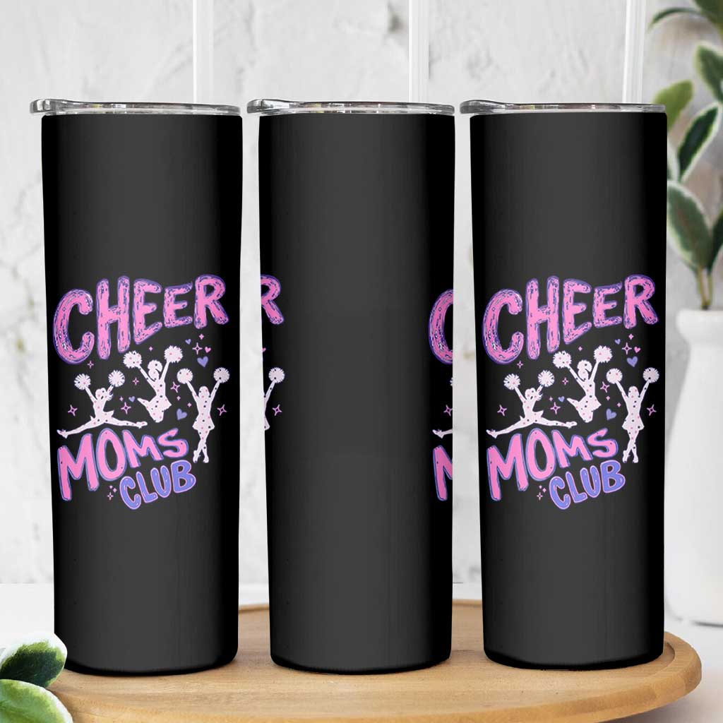 Cheer Moms Club Skinny Tumbler Cheerleader Mom Mother’s Day Gift