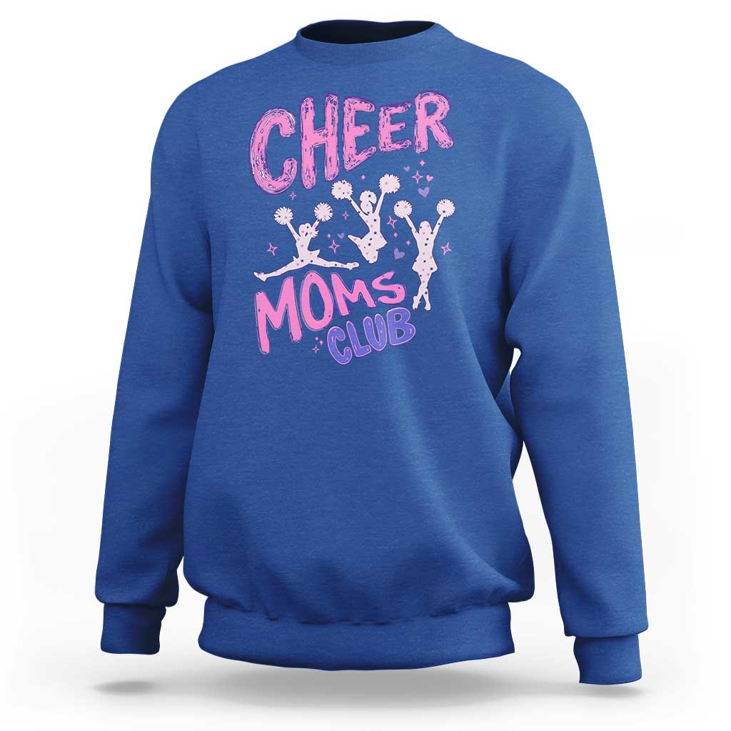 Cheer Moms Club Sweatshirt Cheerleader Mom Mother’s Day Gift