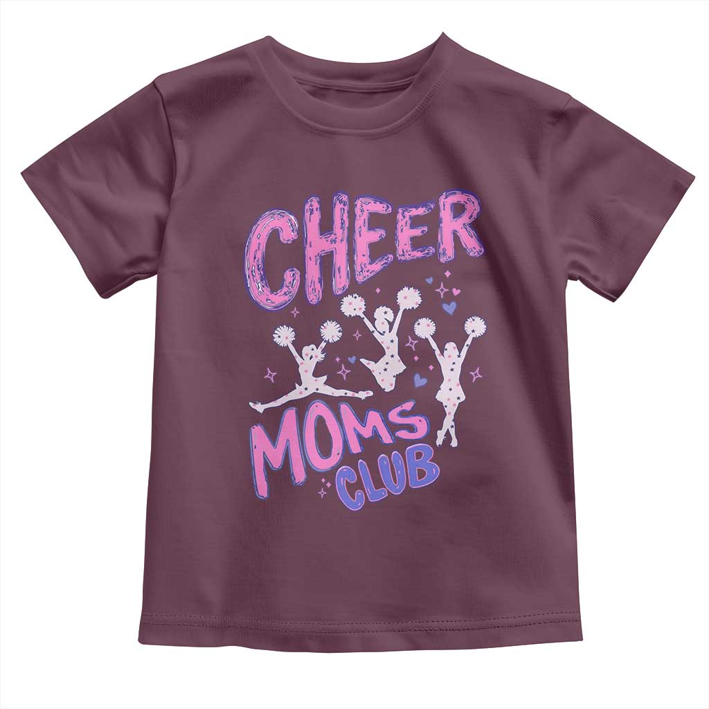 Cheer Moms Club Toddler T Shirt Cheerleader Mom Mother’s Day Gift