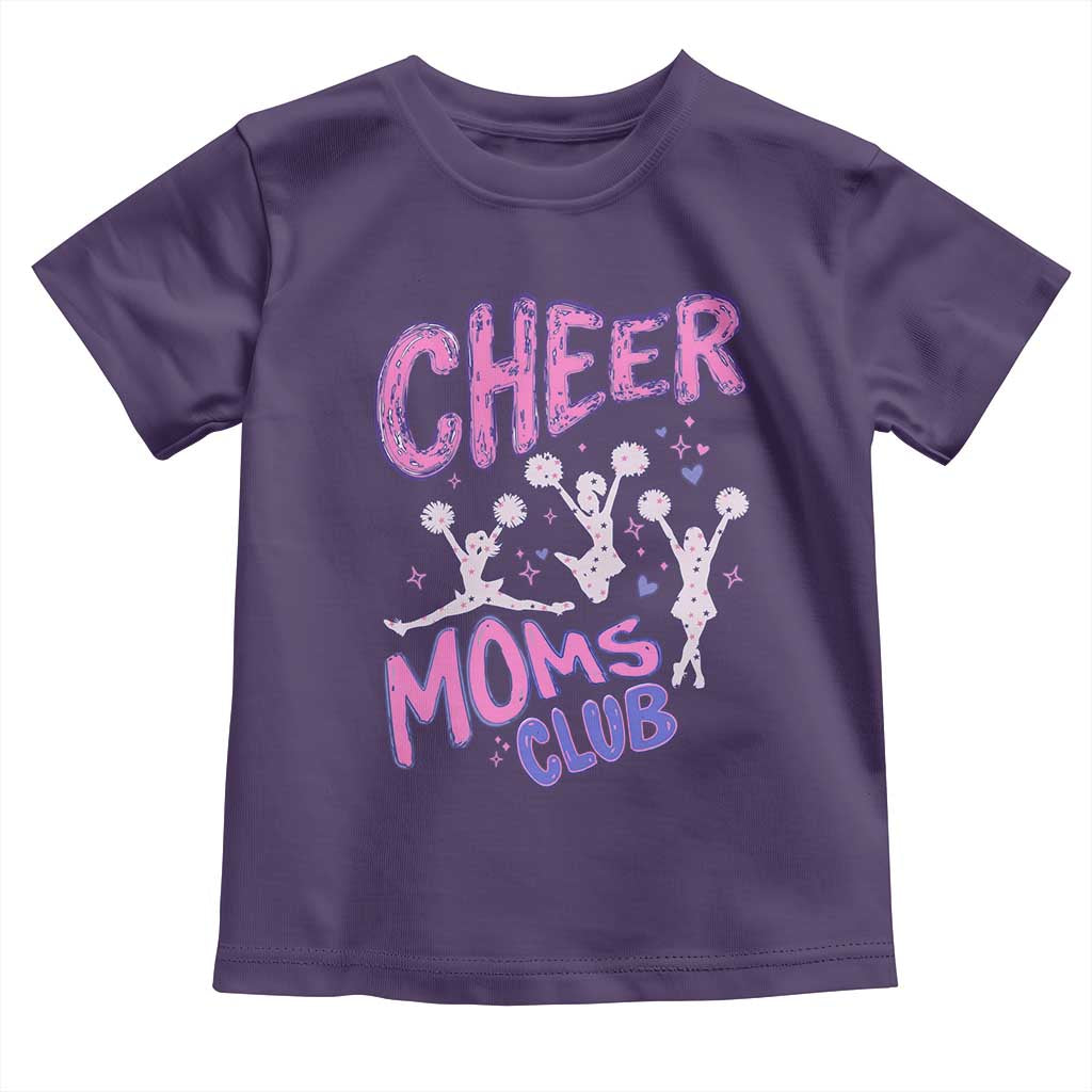Cheer Moms Club Toddler T Shirt Cheerleader Mom Mother’s Day Gift