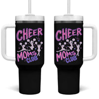 Cheer Moms Club Tumbler With Handle Cheerleader Mom Mother’s Day Gift