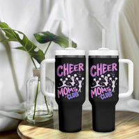 Cheer Moms Club Tumbler With Handle Cheerleader Mom Mother’s Day Gift