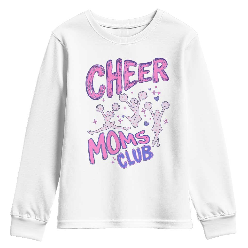 Cheer Moms Club Youth Sweatshirt Cheerleader Mom Mother’s Day Gift