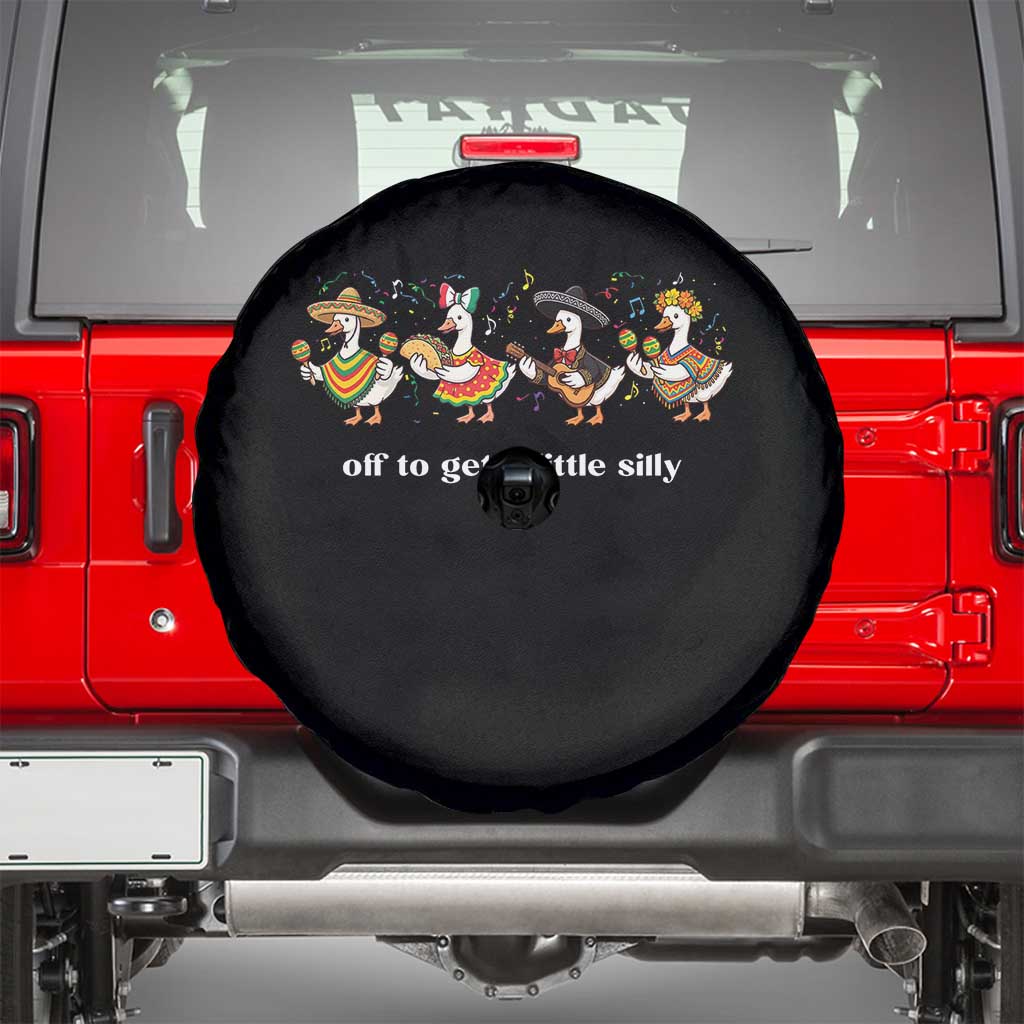 Funny Silly Goose Cinco De Mayo Spare Tire Cover Off To Get A Little Silly