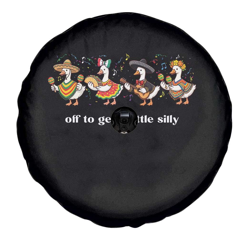 Funny Silly Goose Cinco De Mayo Spare Tire Cover Off To Get A Little Silly