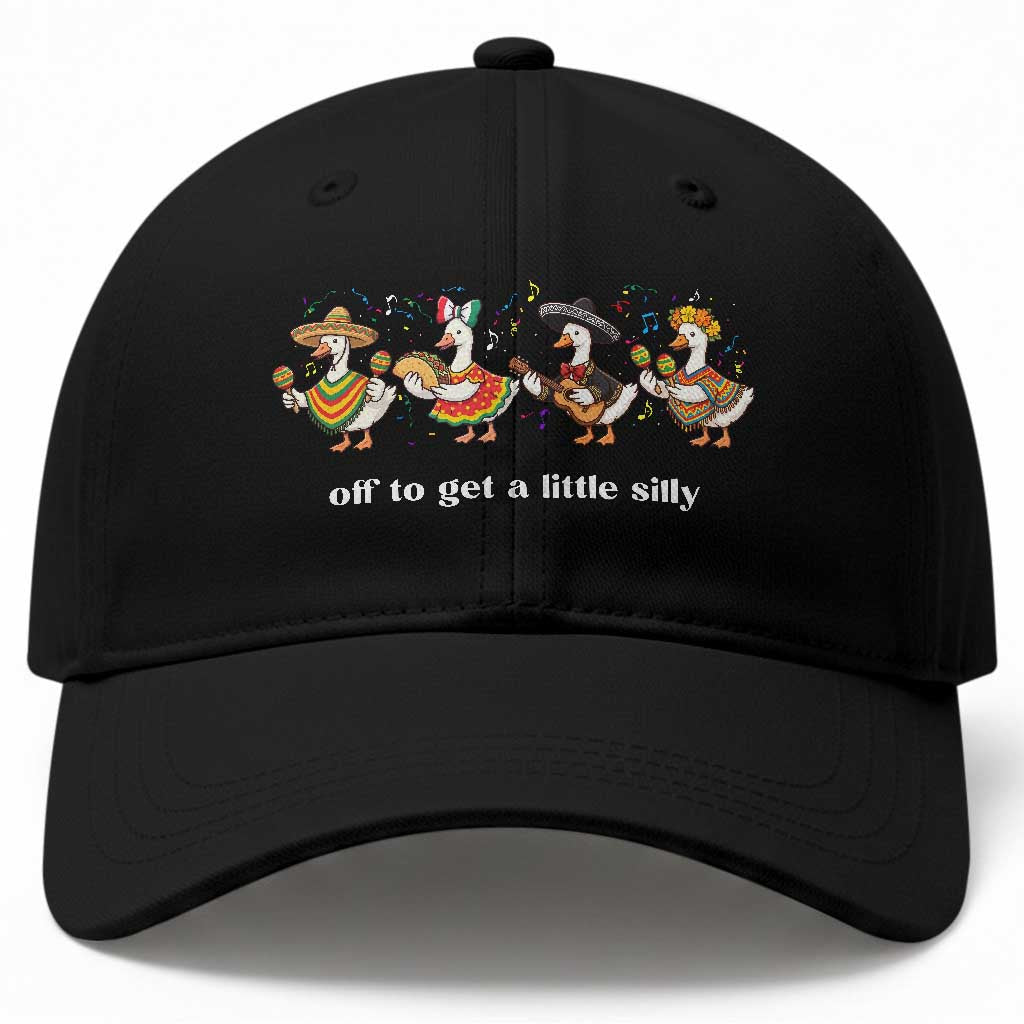 Funny Silly Goose Cinco De Mayo Baseball Cap Off To Get A Little Silly