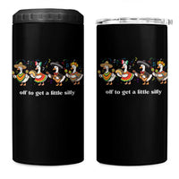 Funny Silly Goose Cinco De Mayo 4 in 1 Can Cooler Tumbler Off To Get A Little Silly