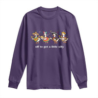 Funny Silly Goose Cinco De Mayo Long Sleeve Shirt Off To Get A Little Silly