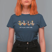 Funny Silly Goose Cinco De Mayo T Shirt For Women Off To Get A Little Silly