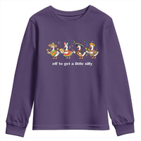 Funny Silly Goose Cinco De Mayo Youth Sweatshirt Off To Get A Little Silly