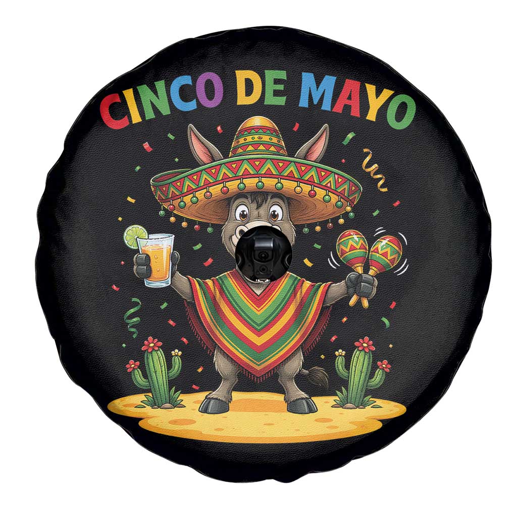 Cinco de Mayo Donkey Mexican Fiesta Spare Tire Cover