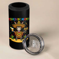 Cinco de Mayo Donkey Mexican Fiesta 4 in 1 Can Cooler Tumbler