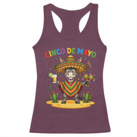 Cinco de Mayo Donkey Mexican Fiesta Racerback Tank Top