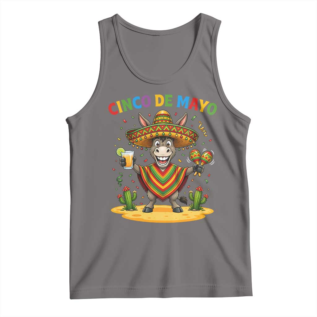 Cinco de Mayo Donkey Mexican Fiesta Tank Top
