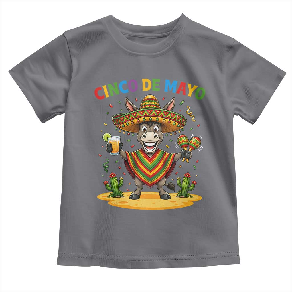 Cinco de Mayo Donkey Mexican Fiesta Toddler T Shirt