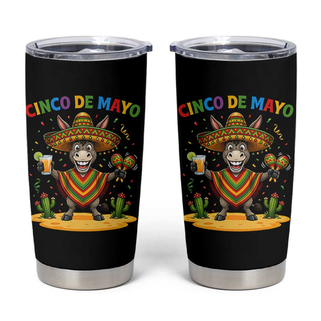 Cinco de Mayo Donkey Mexican Fiesta Tumbler Cup