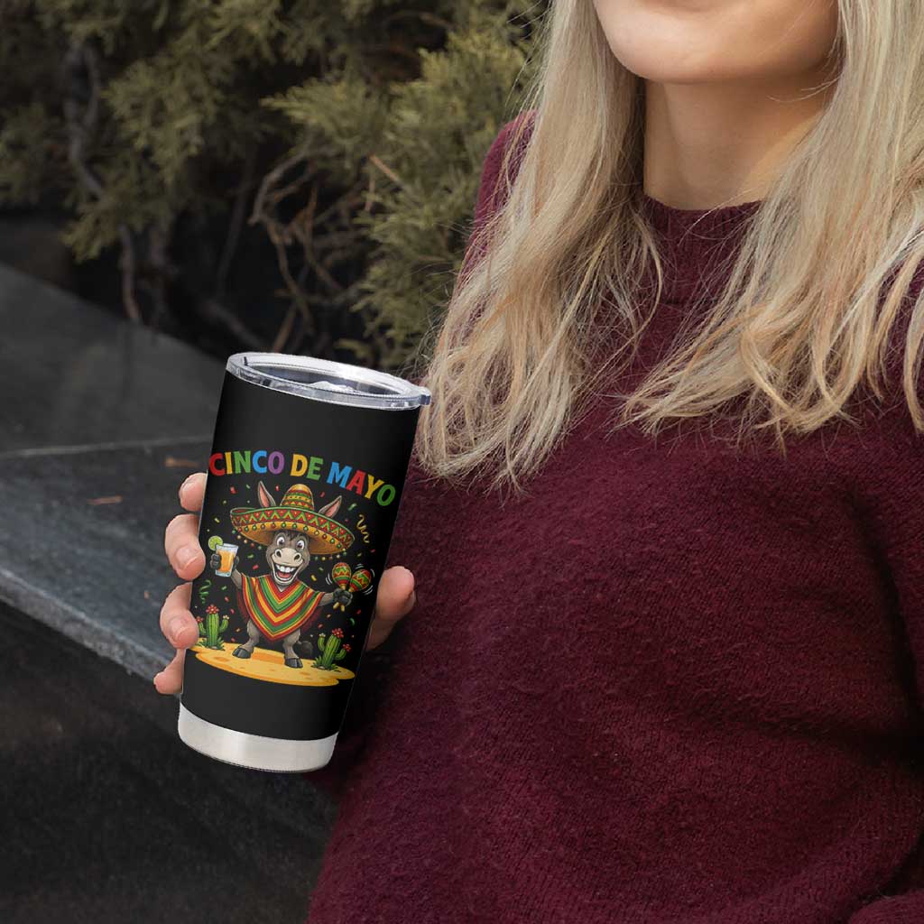 Cinco de Mayo Donkey Mexican Fiesta Tumbler Cup